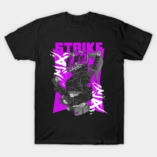 Anime Style Ninja Girl Design, For Truly Anime Lovers Only! Anime Samurai Girl, Manga Samurai Girl, Katana T-Shirt